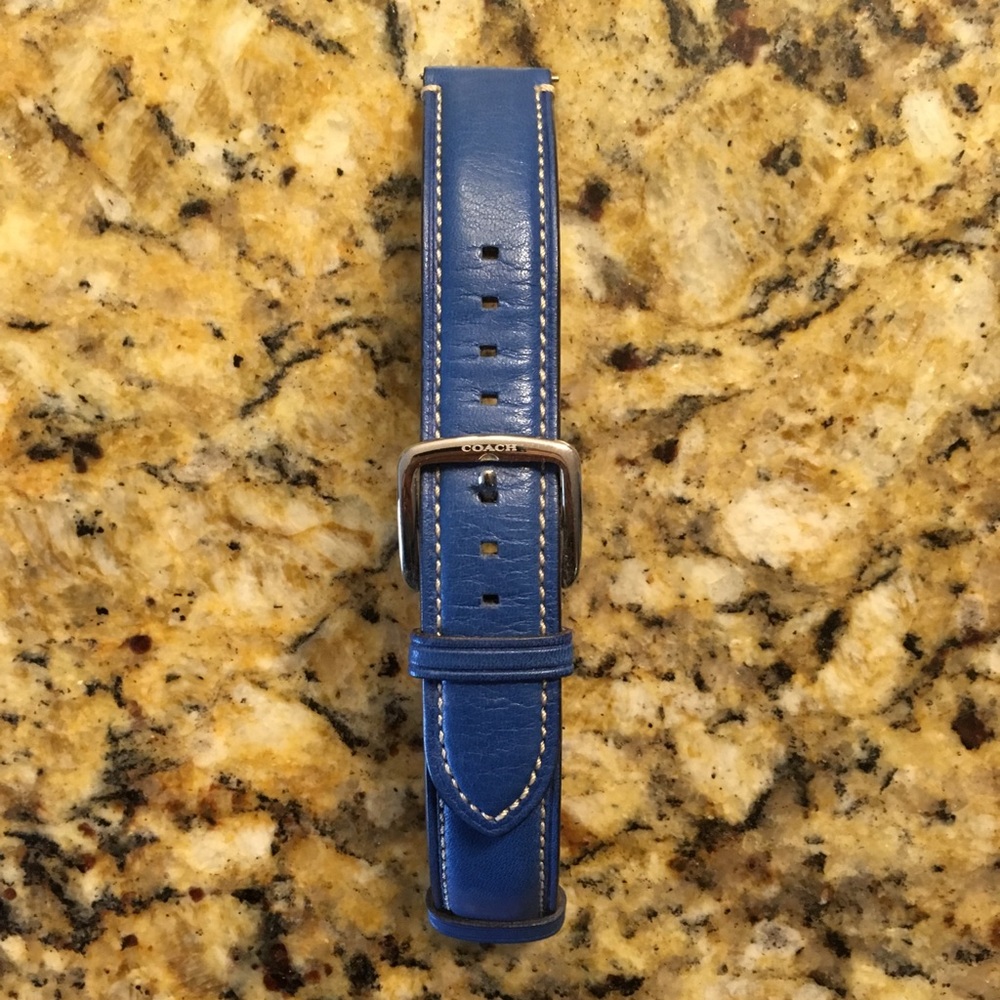 Blue Coach Watch Band